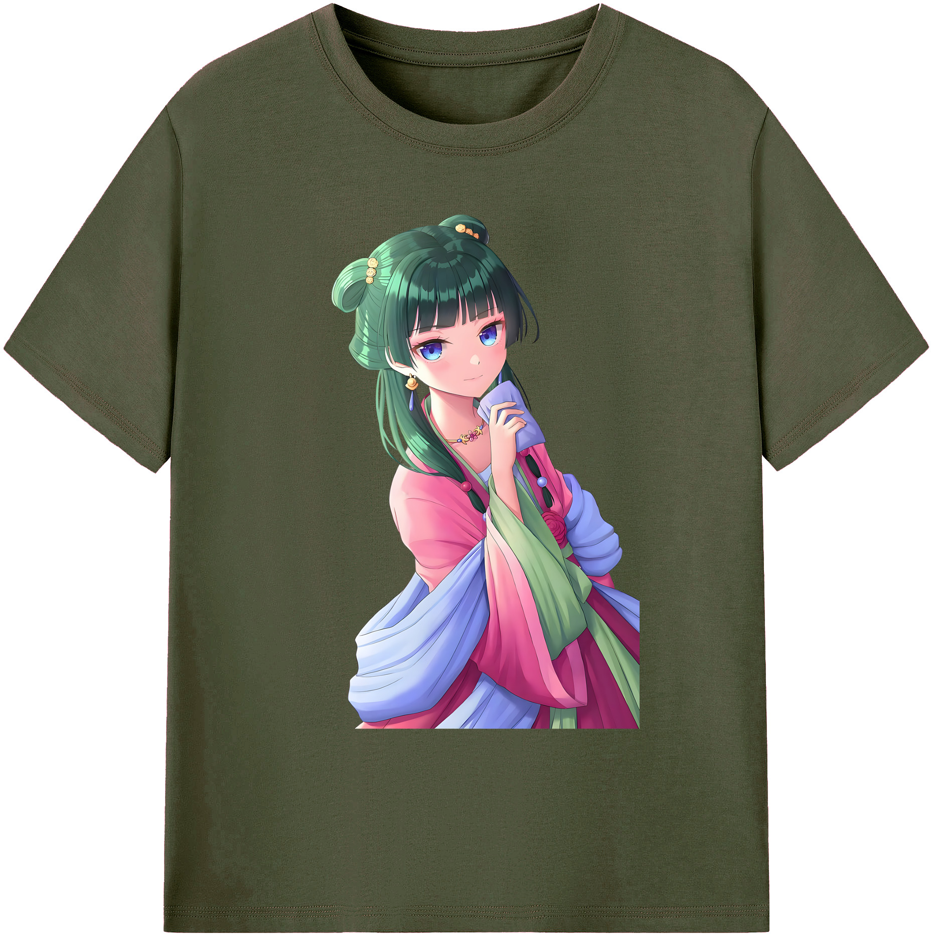 （画像用） 薬屋のひとりごと The Apothecary Diaries 綿100％ メンズ半袖Tシャツ｜肌触りやわらか＆通気性
